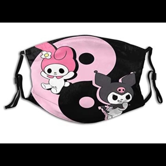 Sanrio Accessories - ONE LEFT! KUROMI & MY MELODY-NWOT Clothe Face Mask
